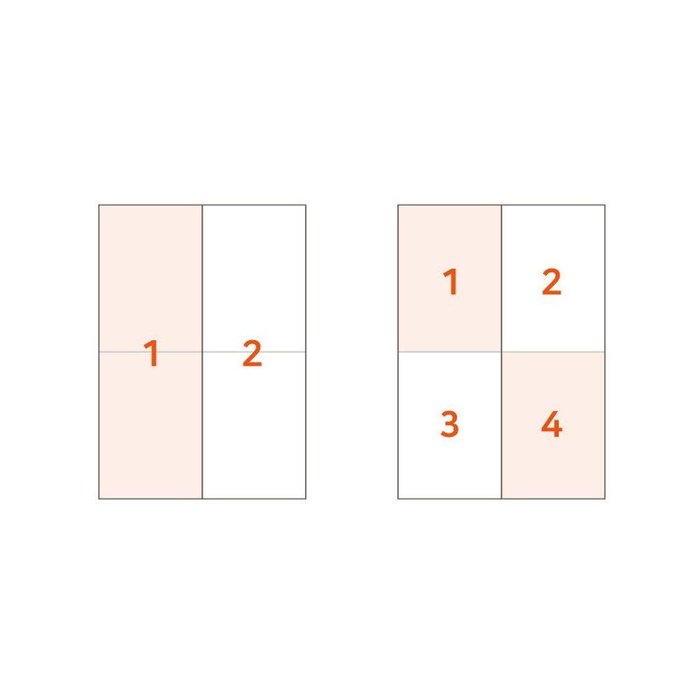 usage example of ICONIC Compact Math Exercise A5 Wire-Bound Notebook