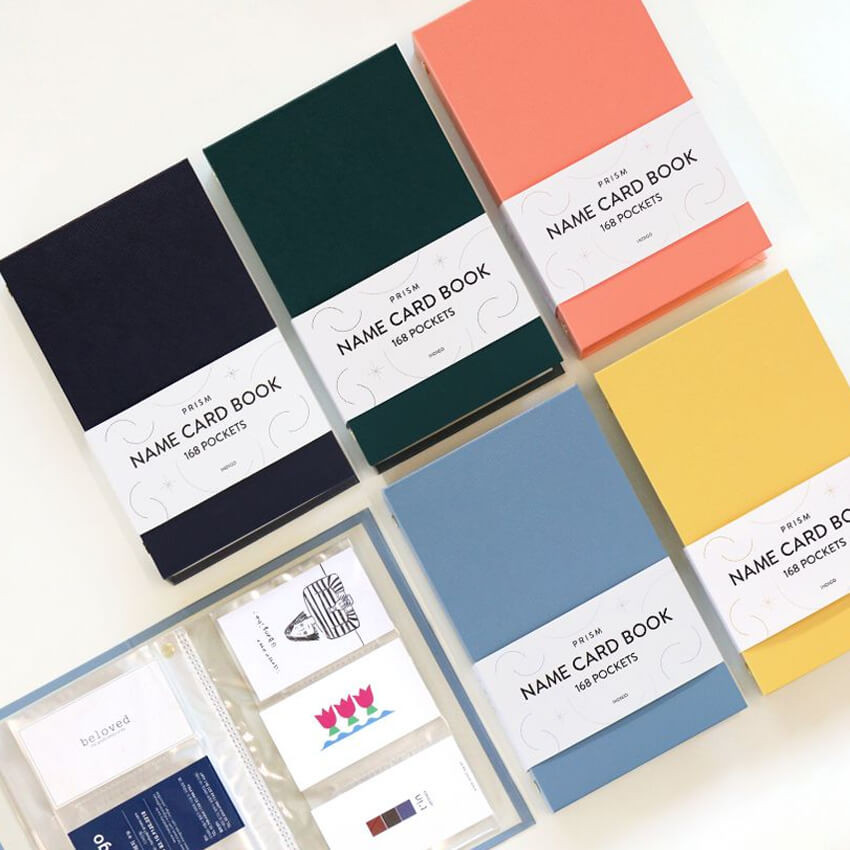 Indigo Prism Business Card Book 168: Stay Organized in Style