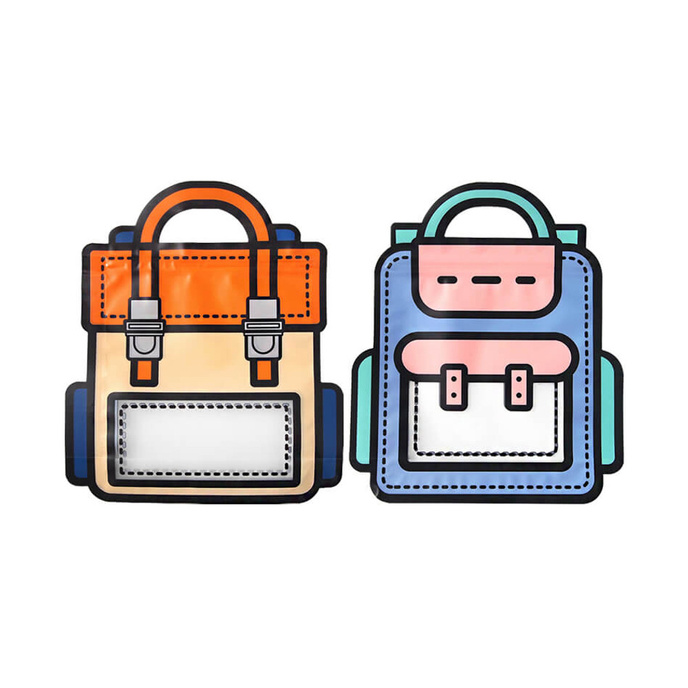 2Young Colorful School Backpack Handle Zipper Bag Set