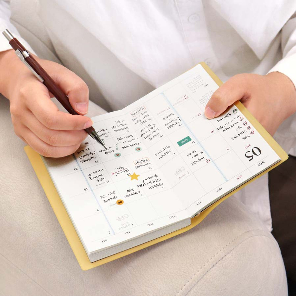 Usage example - 2026 Official Slim Dated Monthly Planner Scheduler