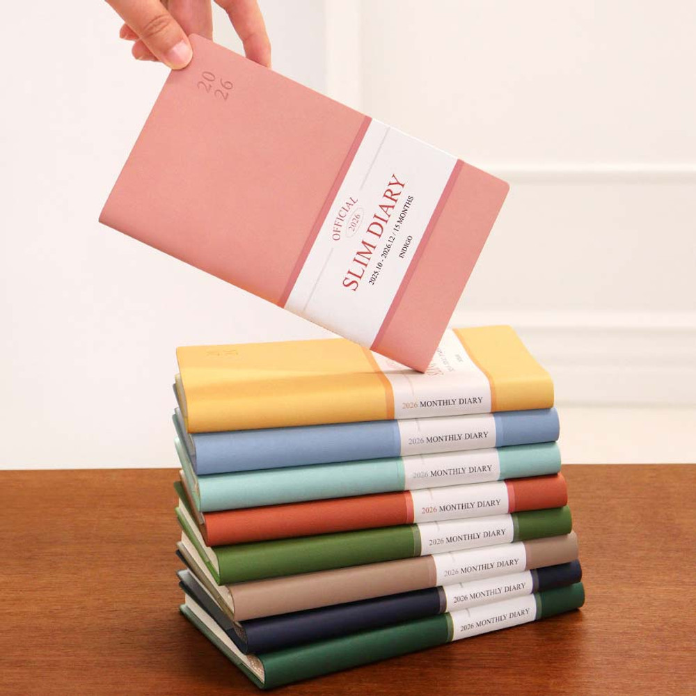 2026 Official Slim Dated Monthly Planner Scheduler
