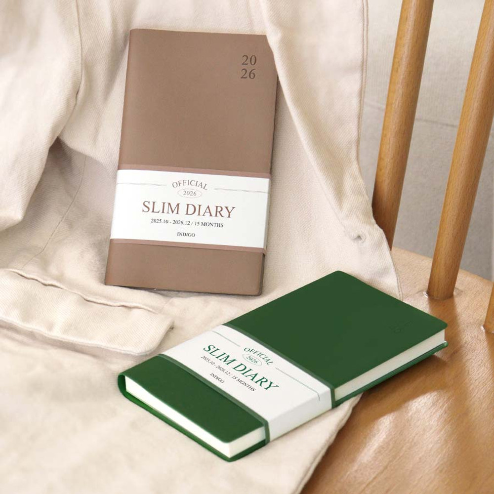 2026 Official Slim Dated Monthly Planner Scheduler
