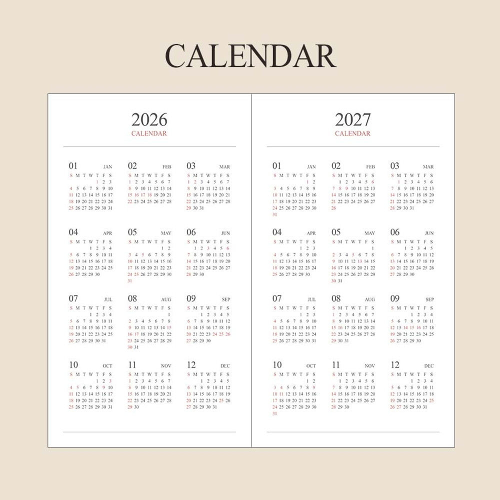 Calendar - 2026 Official Slim Dated Monthly Planner Scheduler