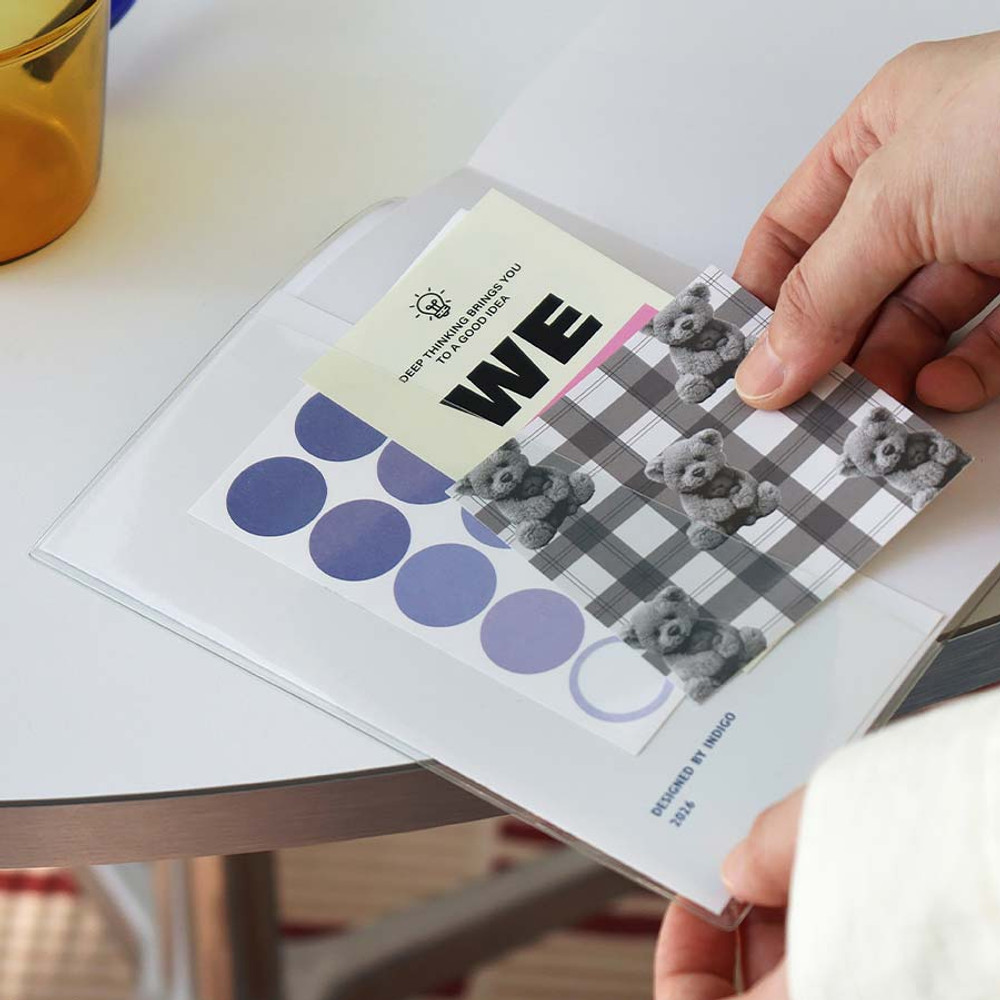 PVC cover - Indigo 2026 Lunar Dated Weekly Diary