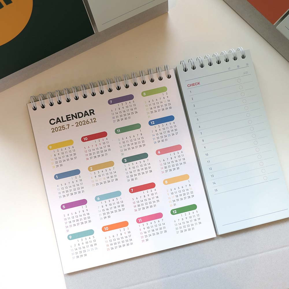 Usage example of GMZ 2026 Check Dual Life Desk Calendar Scheduler