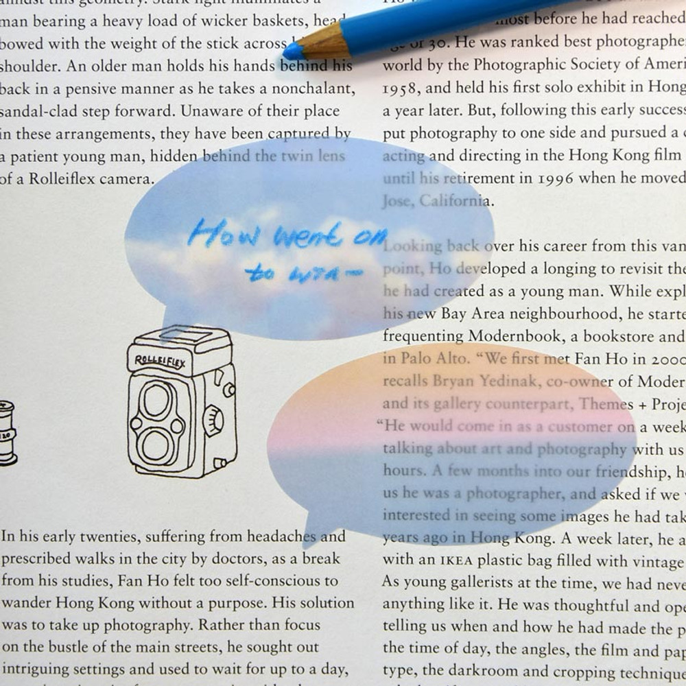 Usage example of Plepic Moist Round Tracing Sticky Notepad