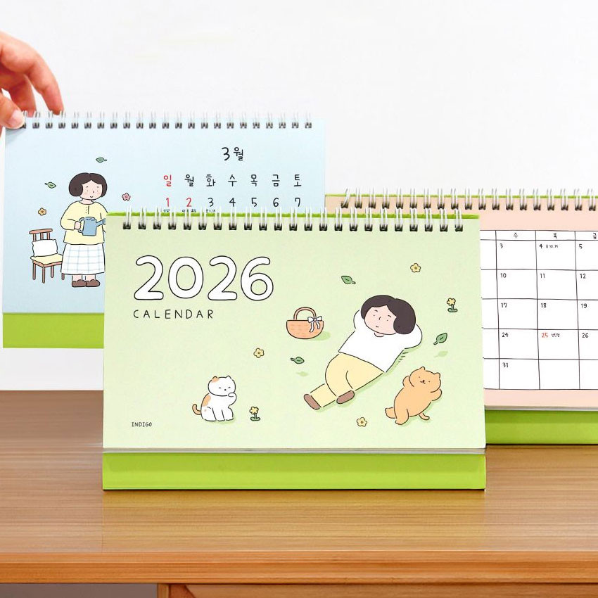 Grupo Erik Desk Calendar 2026 - Hokusai Calendar 2026 Month To View | Monthly Desk Planner, Desktop Gifts Under 10 Pounds | Japanese Art Gifts For Friends