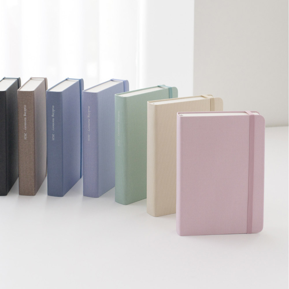 2026 Small Daily Diary: Durable Fabric Cover & Daily Planner