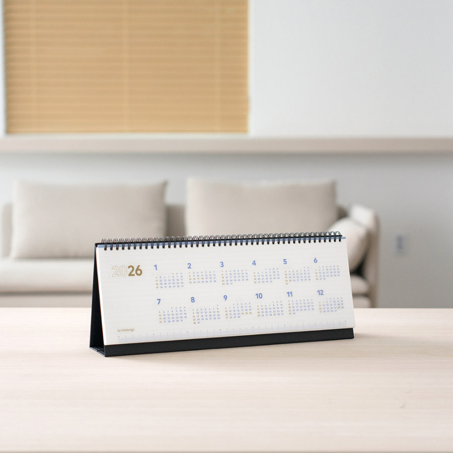 Byfulldesign 2026 Second Standing Dated Weekly Desk Planner