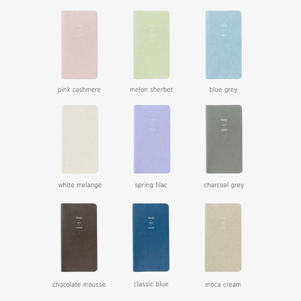 Colors of 2025 Notable Memory Slim Handy Dated Monthly Planner
