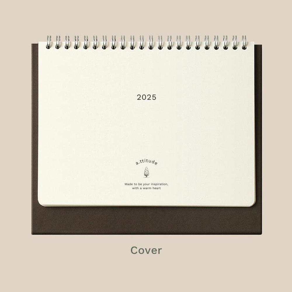 Cover - Paperian 2025 Attitude Monthly Desk Calendar