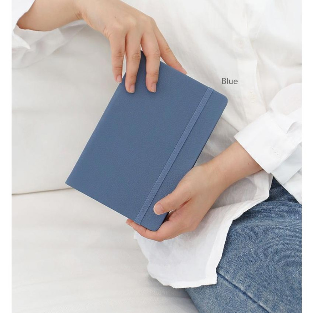 Blue - Indigo 2025 Prism Leather B6 Dated Daily Diary