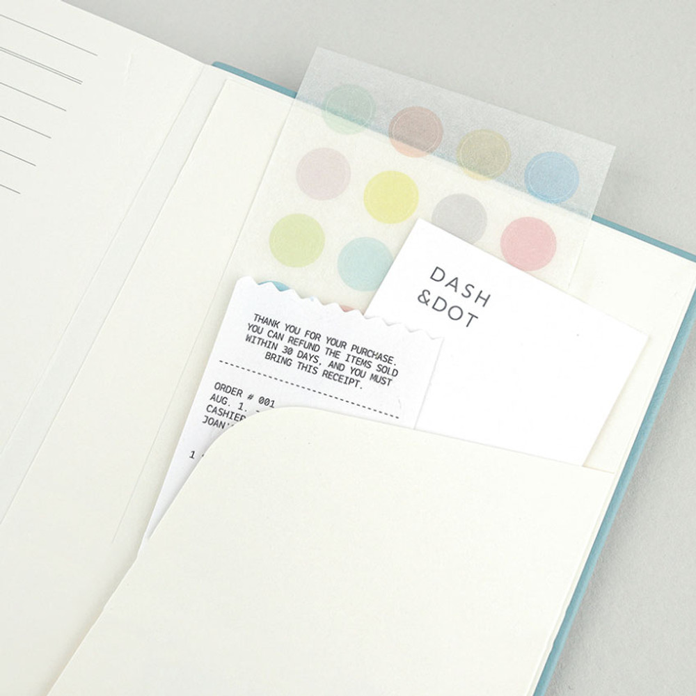 Paper Envelope - Dash and Dot 2025 Work And Week Large Dated Weekly Planner