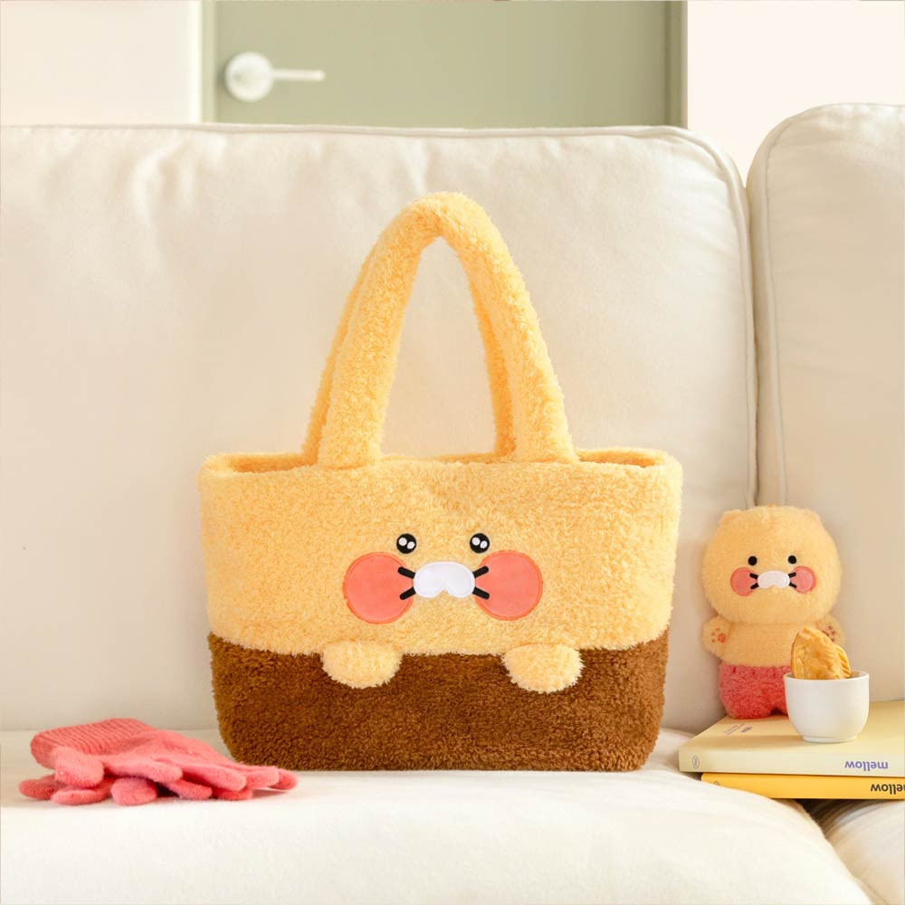 Kakao Friends Choonsik Boucle Tote Bag Cute Bag
