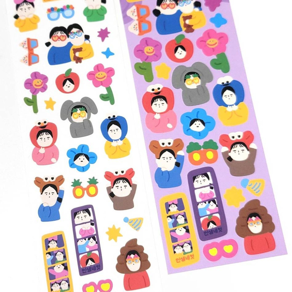 DALPAPER Life Four Cuts Paper Sticker