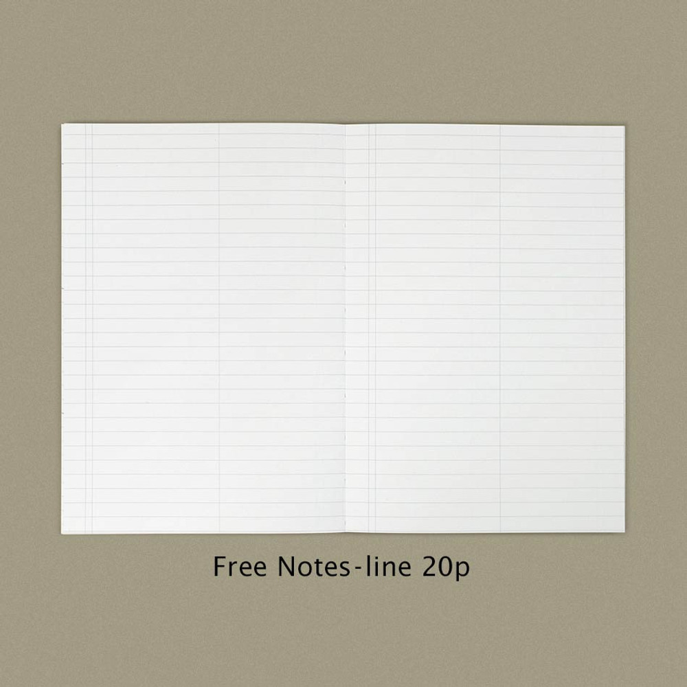 Free Lined Note - Paperian Lists To Live By 3 Row B6 Undated Weekly Planner