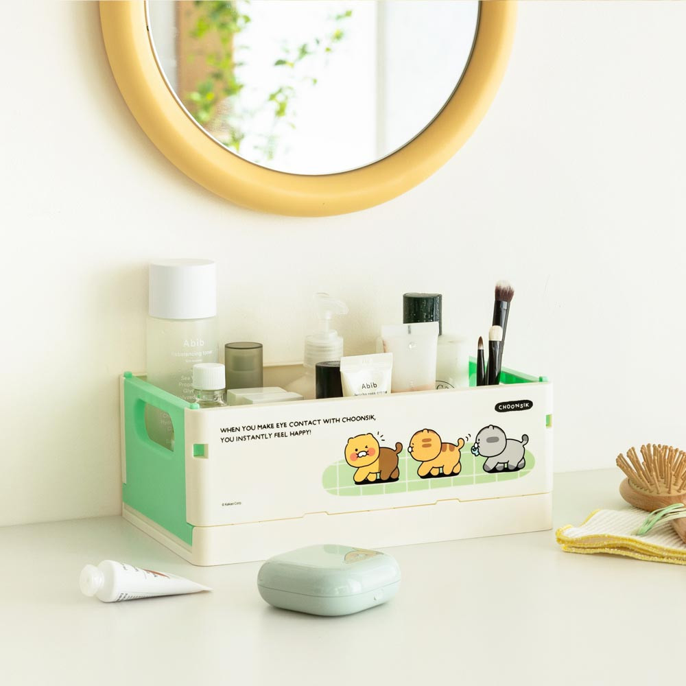 Choonsik Small Folding Storage Box: Cute & Functional