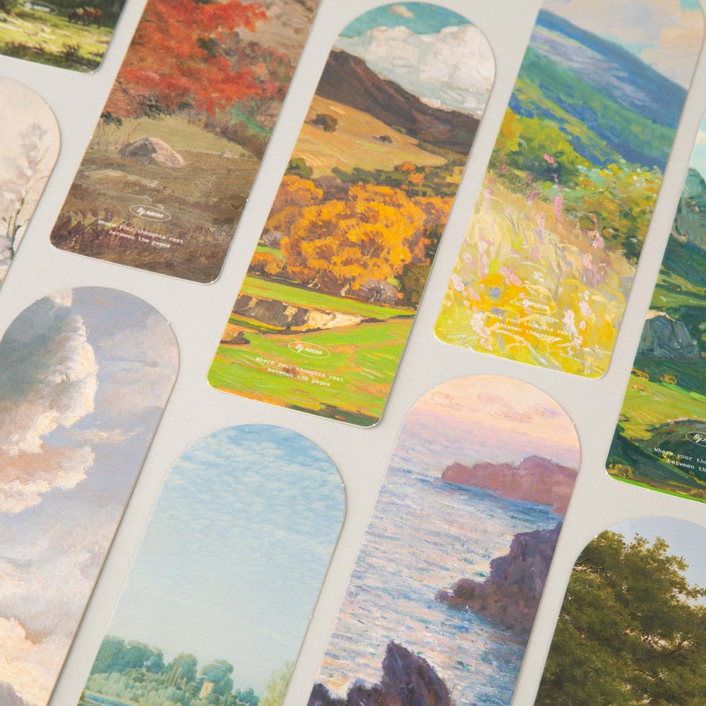 Nature Paper Bookmark Set: Elevate Your Reading Experience