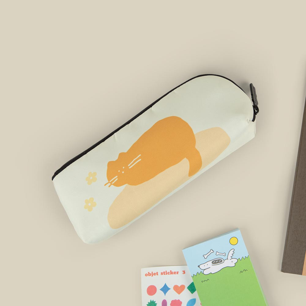 Orange Cat - All New Frame Three Little Kittens Pencil Case