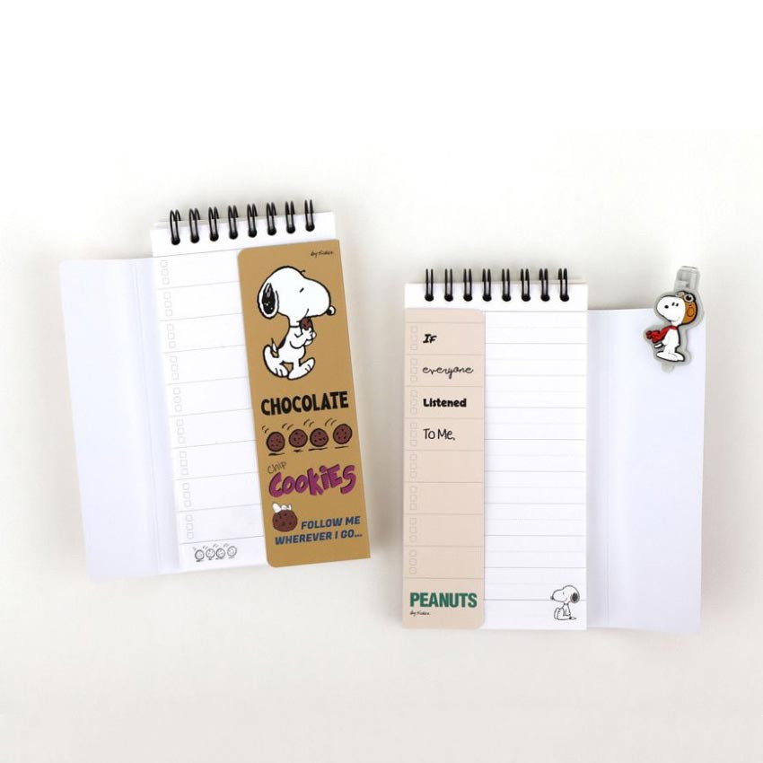 SNOOPYノート３７冊セット　PEANUTS Snoopy Vocabulary Notepad - Cute & Word List for Learning