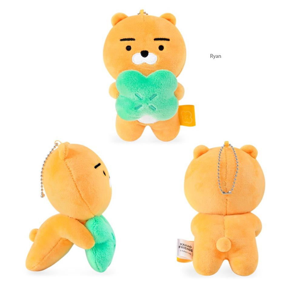 Ryan & Choonsik Monitor Plush with Keyring - Cute Desk Decor