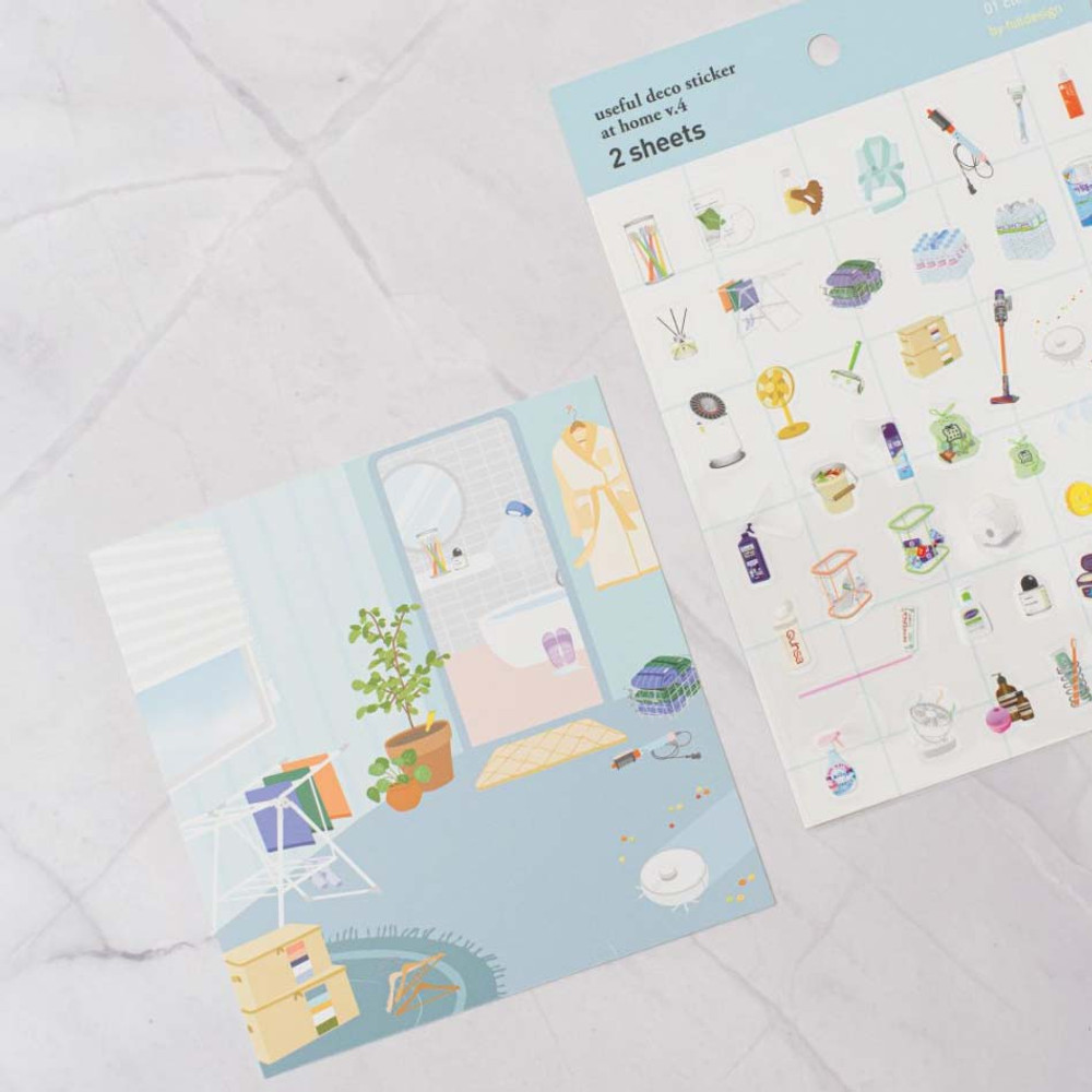Unleash Your Creativity - Byfulldesign At Home Useful Deco Sticker Sheet Set Ver4