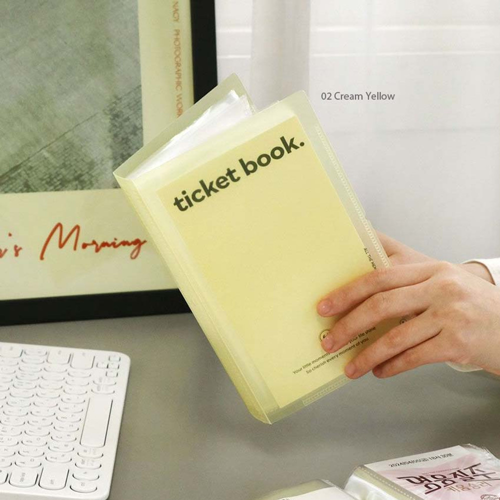 Cream Yellow - Iconic Collect Ticket Book