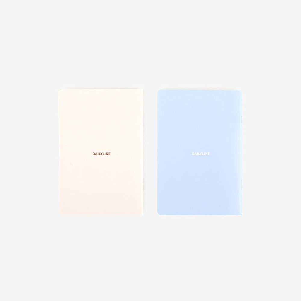 Back - Dailylike Bichon & Poodle Mini Blank Notebook Set