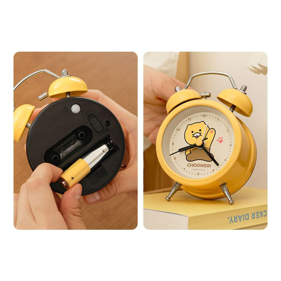 Choonsik Silent Alarm Clock - Cute & Reliable Wake-Up Call