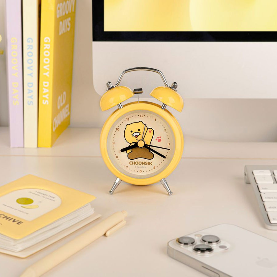 Choonsik Silent Alarm Clock - Cute & Reliable Wake-Up Call