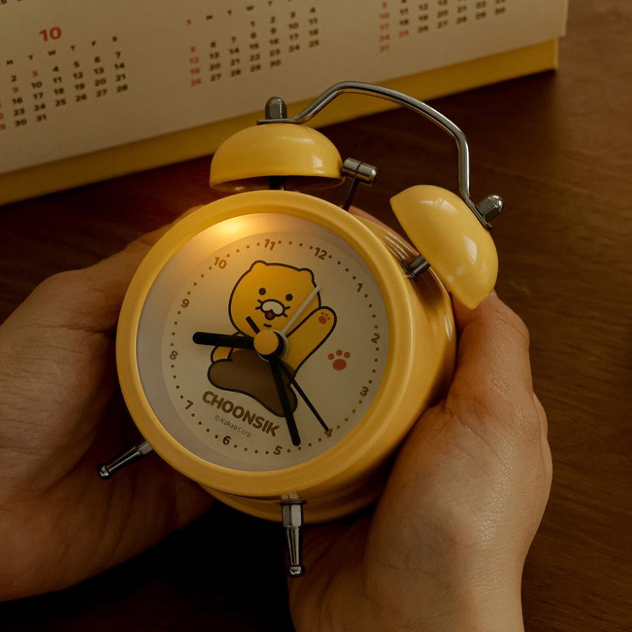 Choonsik Silent Alarm Clock - Cute & Reliable Wake-Up Call