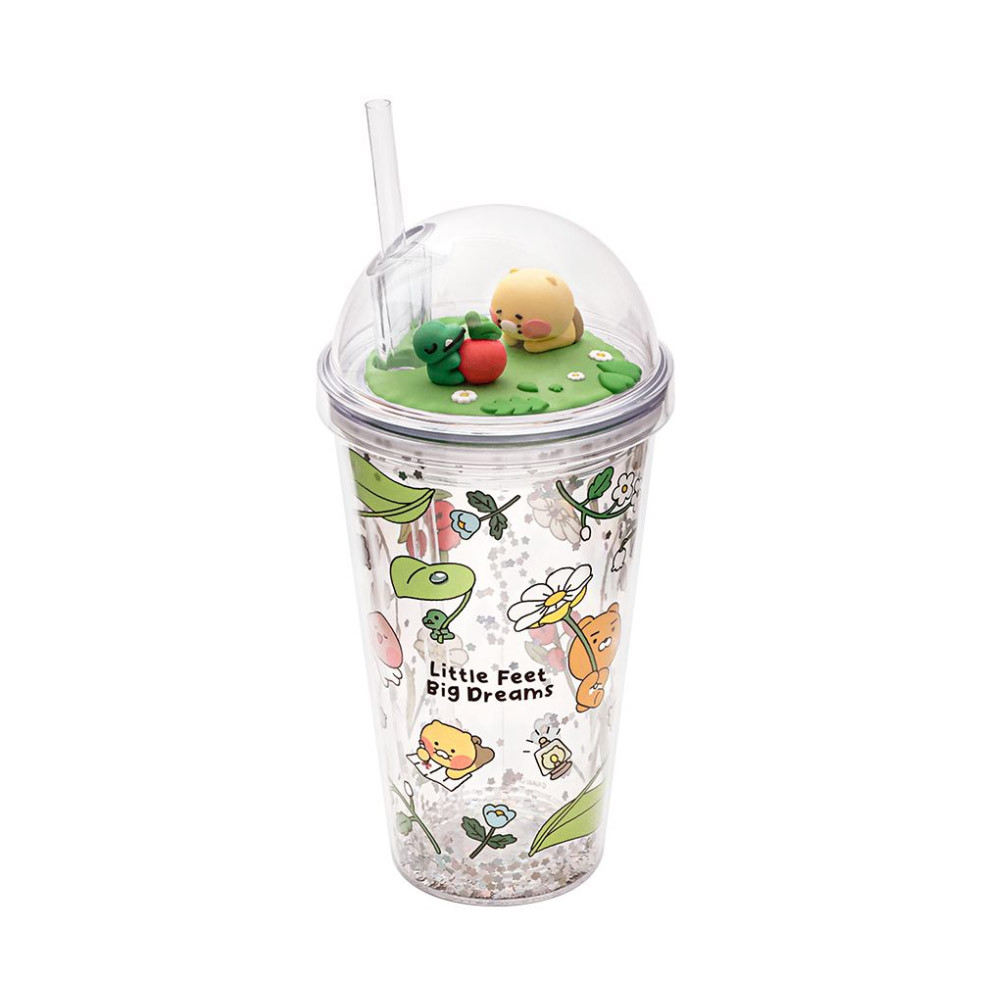 Kakao Friends Little Feet Big Dreams 15oz Cold Dome Tumbler