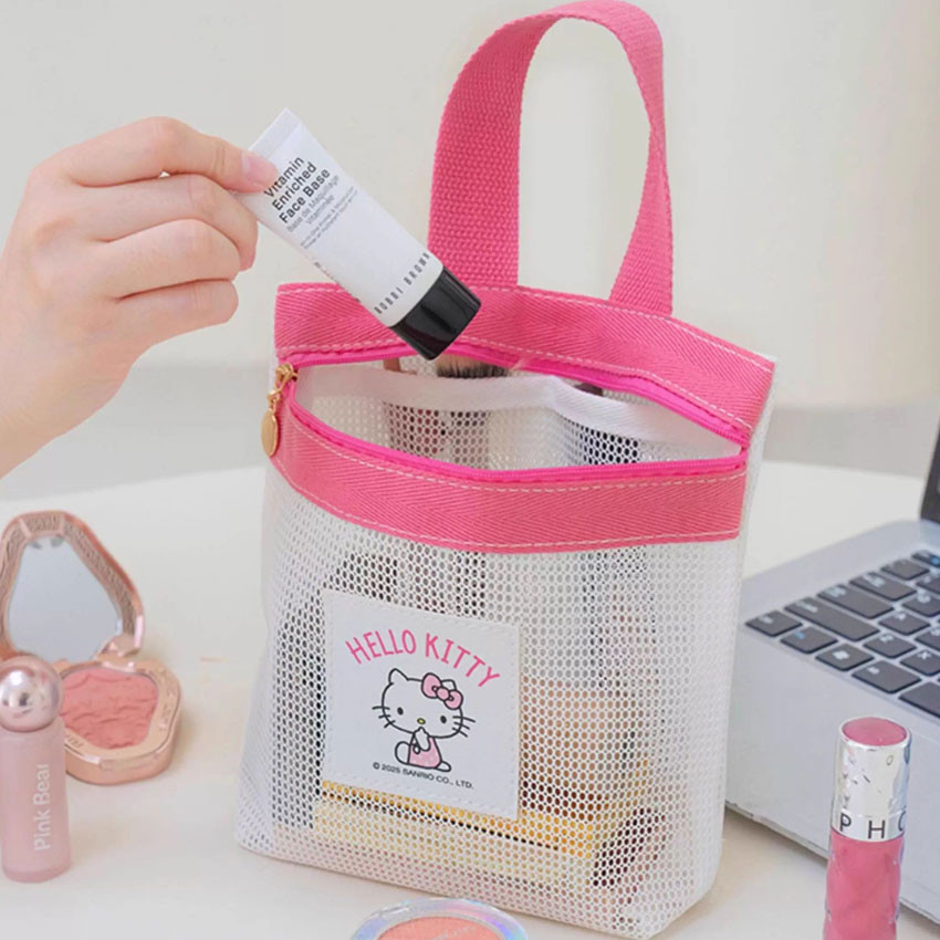 Sanrio Mesh Toiletry Bag - Thumbnail 2