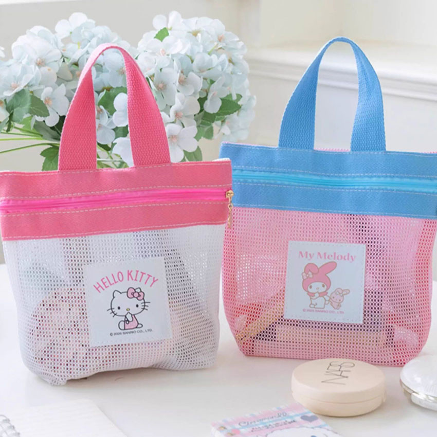 Sanrio Mesh Toiletry Bag