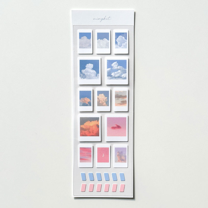 Mingkit Cotton Instant Photo Removable Sticker