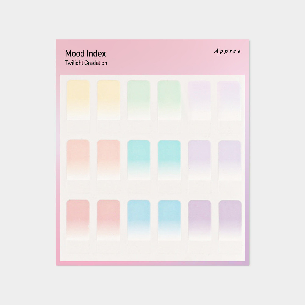 Appree Twilight Gradation Mood Sticky Index