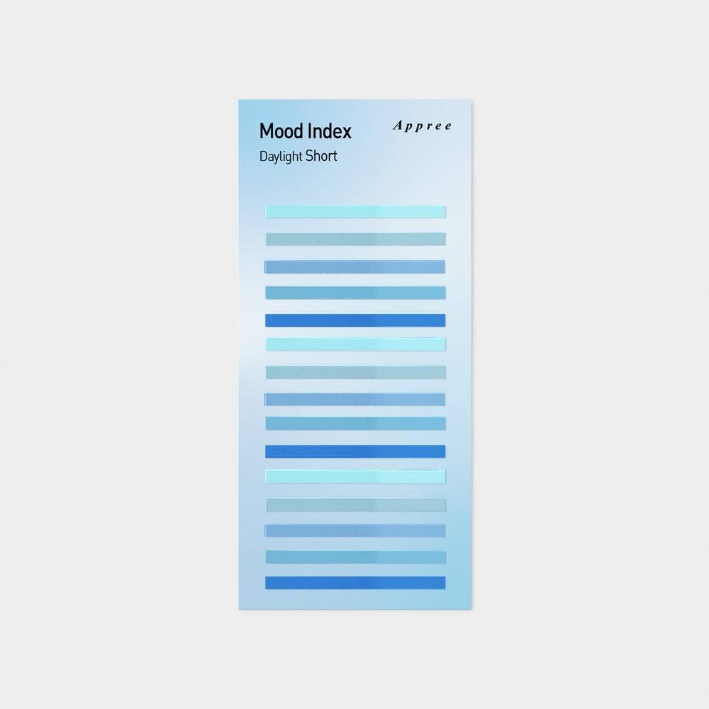 Appree Daylight Short Mood Sticky Index Set