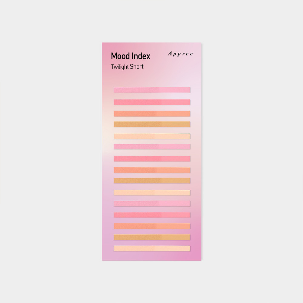 Appree Twilight Short Mood Sticky Index Set