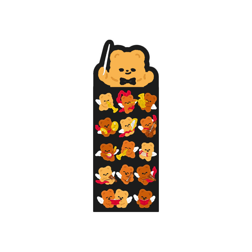 pureureum design Cupid Bear Concert Paper Sticker