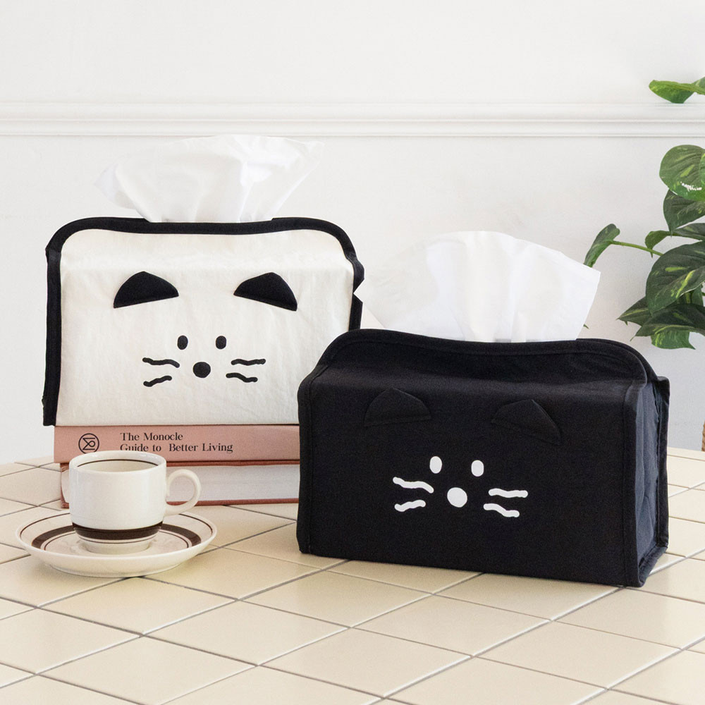 Kitty Tissue Box Cover | Romane Brunch Brother Nylon Case