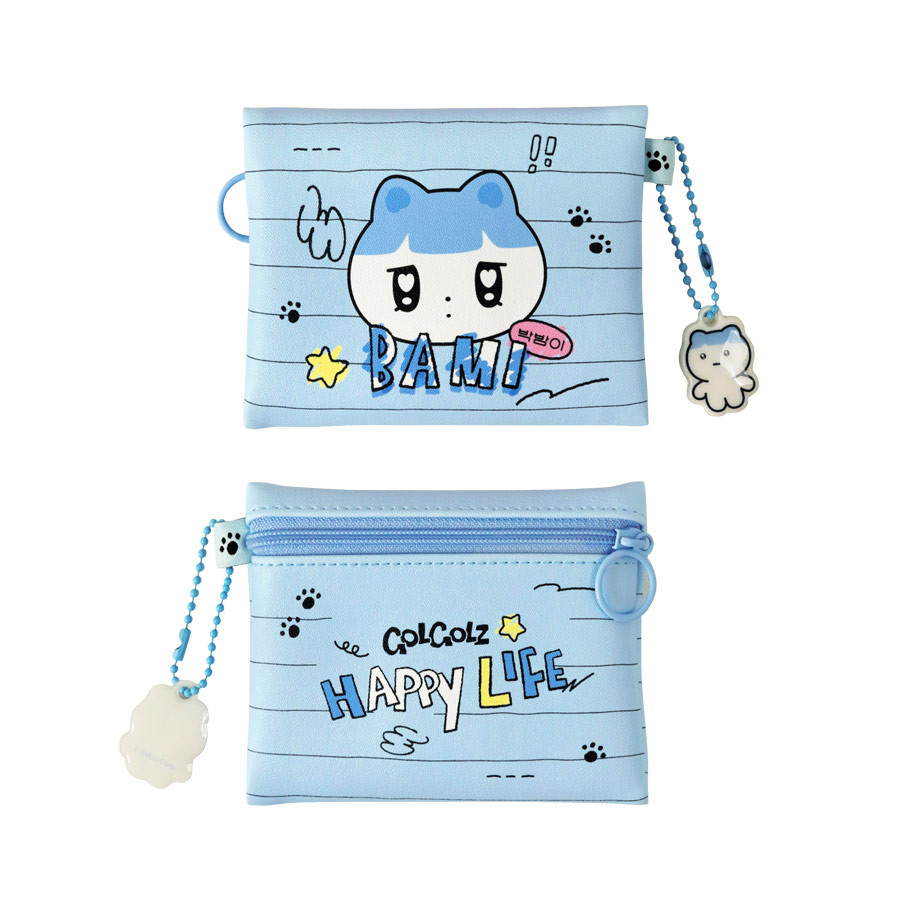 Golgolz Mini Pouch Keyring | Cute Character Card Wallet