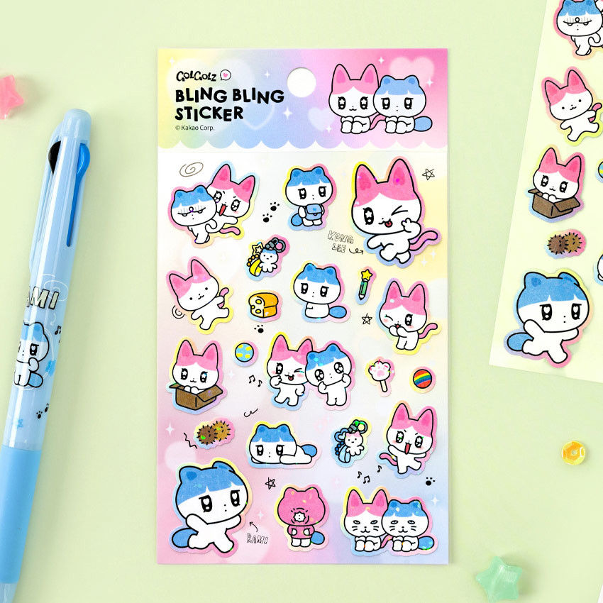 GOLGOLZ Bling Bling Glitter Sticker