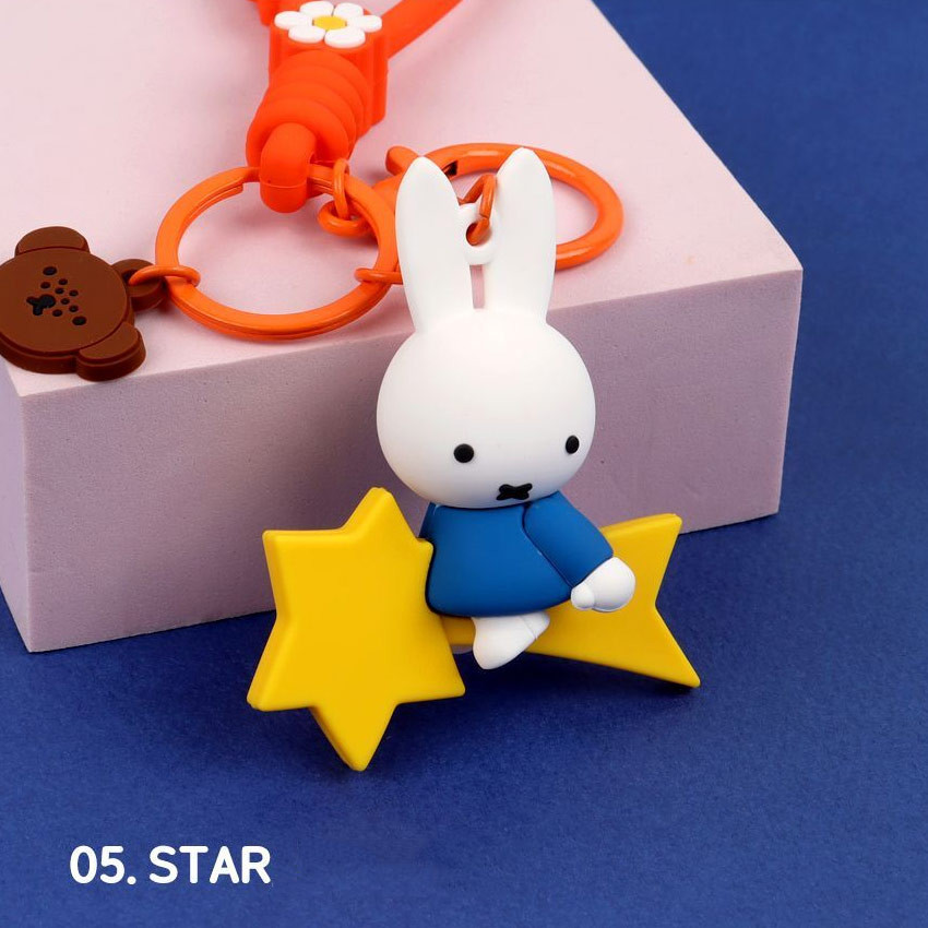 Miffy Dreamland Figure Keyclip | Random Design + Strap