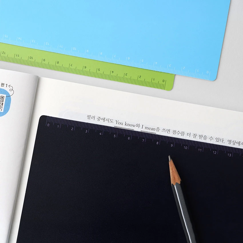 Par Index Ruler Bookfriends 3-in-1 Index Ruler Pencil Board | Cute Stationery