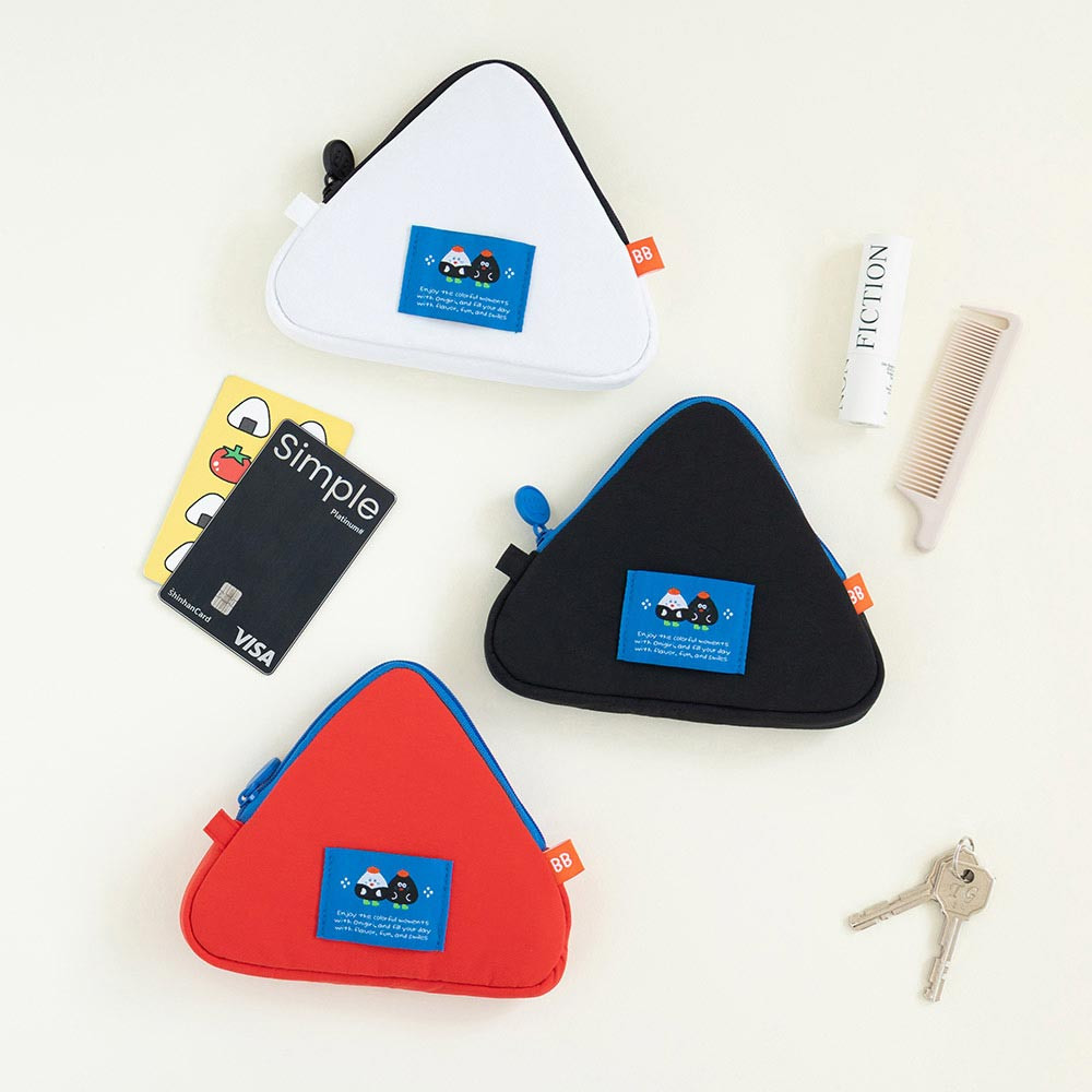 Romane Onigiri Card Case | Water-Resistant Pouch Wallet
