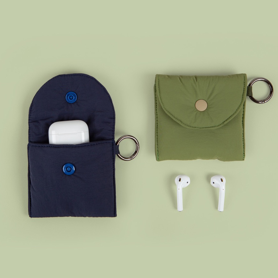 All new frame Padding AirPods Case With Carabiner
