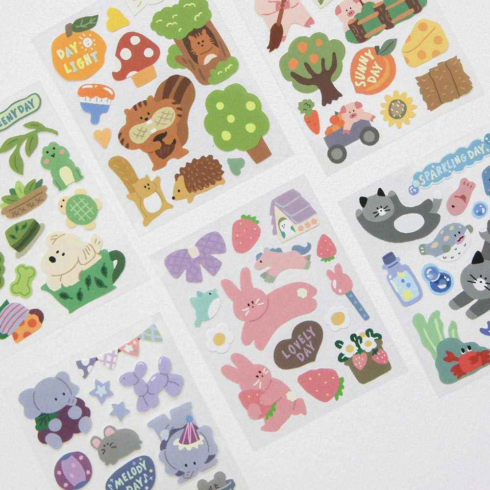 7321 Design Ggu Ggu Removable Sticker Pack