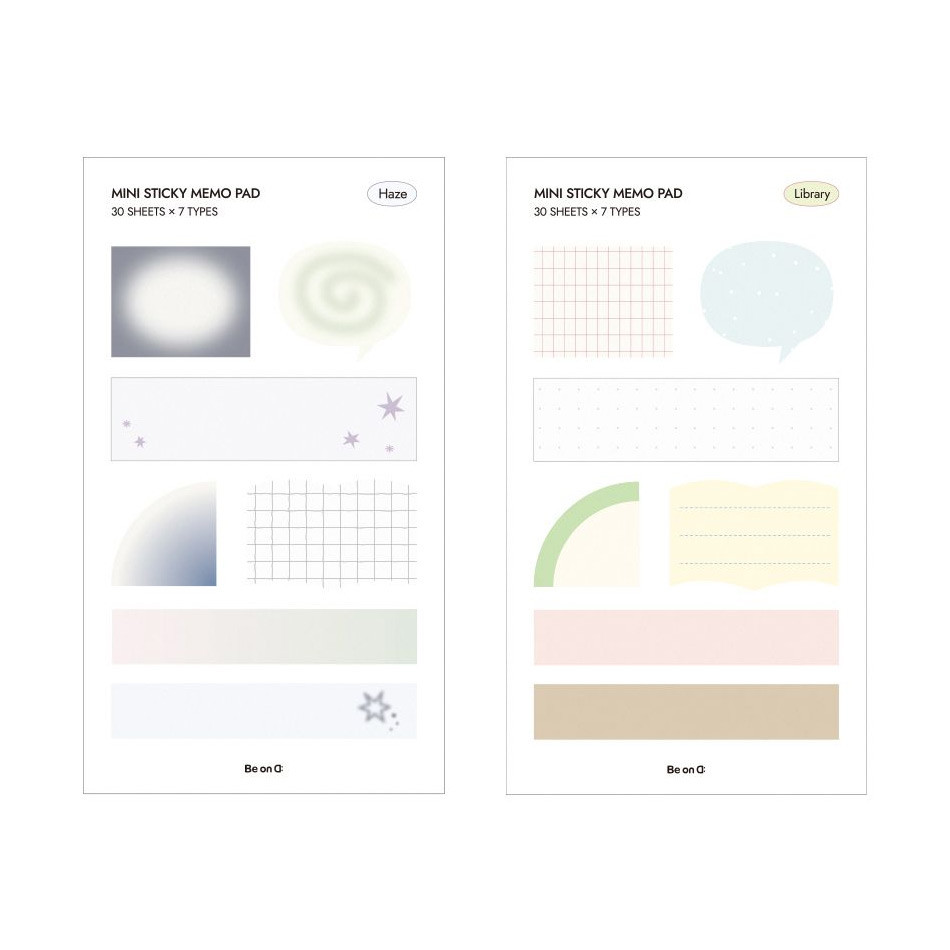 2 Option - Be On D Reading Record Mini Sticky Memo Pad