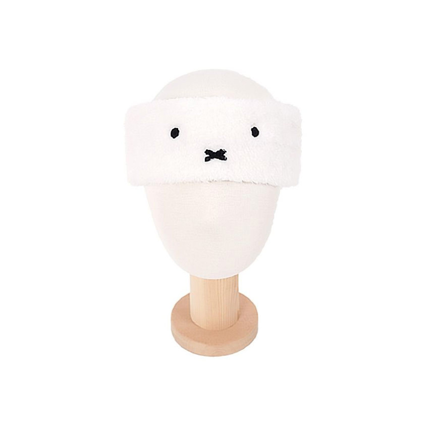 Miffy Plush Spa Headband - Soft Skincare Hair Band
