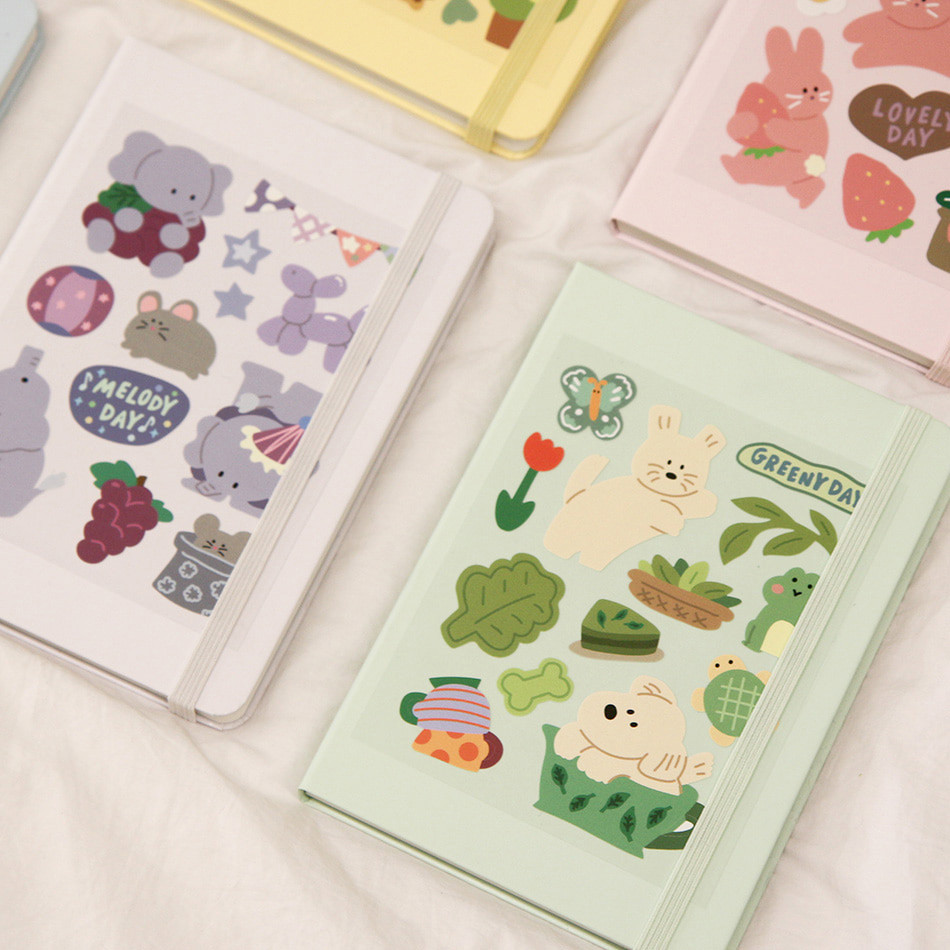 7321 Design My Color My Day B6 Grid Notebook